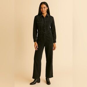 Universal Thread Black Denim Overalls